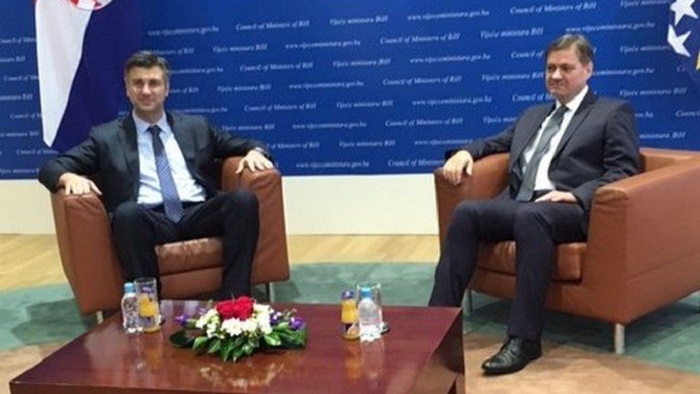 Plenković: Tu smo kao prijatelji, Hrvatska će biti promatrač, a ne kreator procesa u BiH