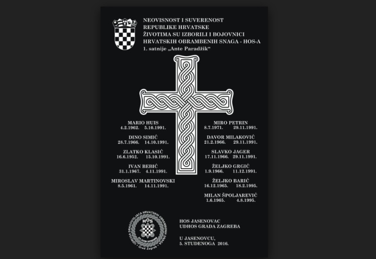 Kroatien als Wille und Vorstellung: Bipolarnost, gramatika samoobmane i spomenik HOS-ovcima