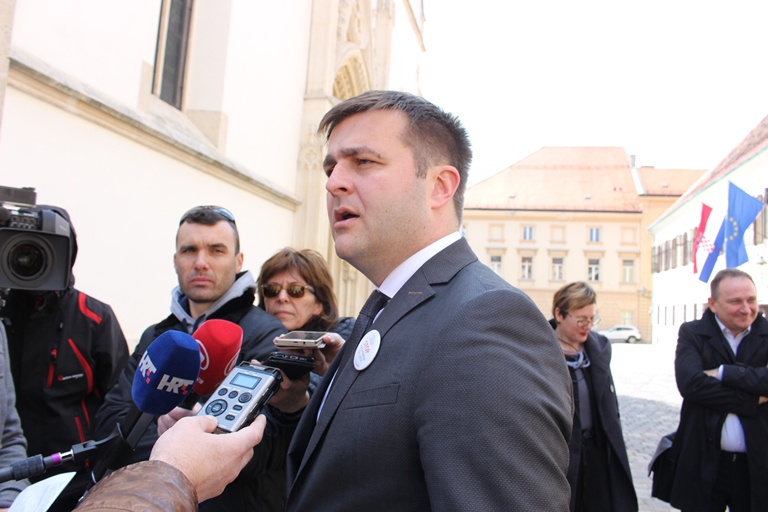 Premijer Plenković i ministar Ćorić primili tajnika Europske konfederacije sindikata Luku Visentinija