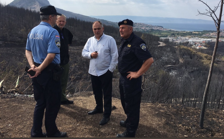 Ministar Božinović objavio preliminarnu procjenu štete katastrofalnog požara kod Splita