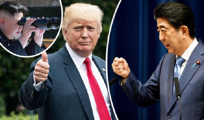 Japanski premijer Shinzō Abe i američki predsjednik Donald Trump dogovorili jačanje pritiska na DNR Koreju