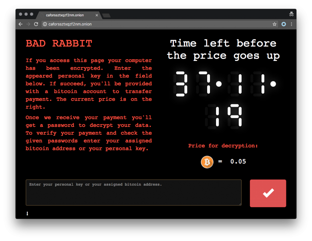Novi ransomware napad Bad Rabbit (Zločesti zeko): Radi li se o cyber ratu između Ukrajine i Rusije?