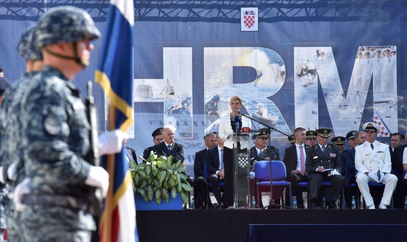 Predsjednica RH na Danu HRM: Nezakonite migracije na području Sredozemlja postale su jedan od većih sigurnosnih izazova i prijetnji cijeloj Europi