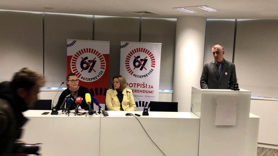 Sindikati zabrinuti potpisa je ispod očekivanja, pozivaju građane, evo koliko su do sad skupili za 67 je previše