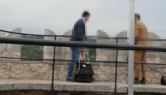 VIDEO Provokacija: Na Trsatsku gradinu objesili zastavu Italije – Eto to je Rijeka – Italija!