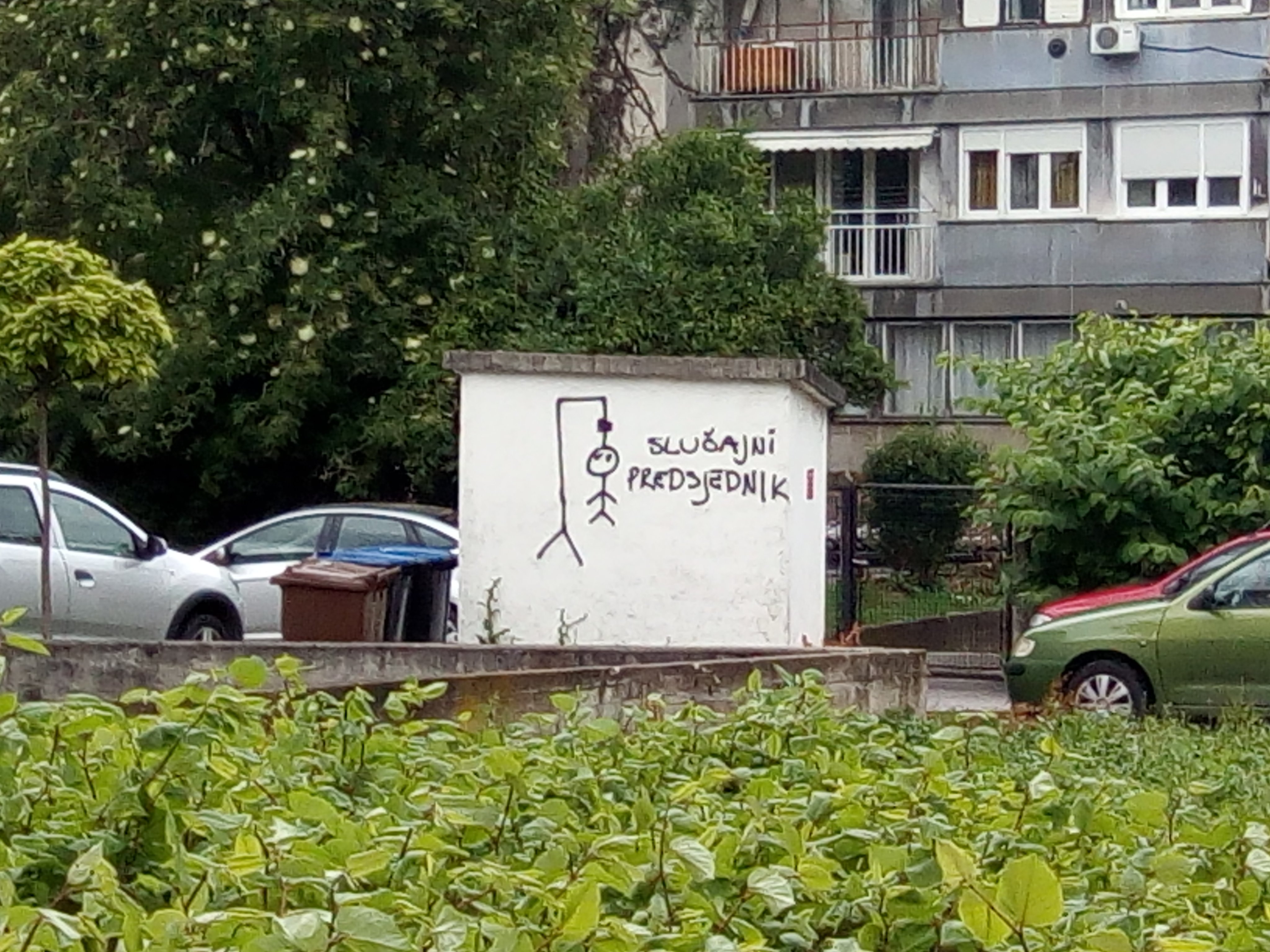FOTO Milanović dobio grafit na Trešnjevki