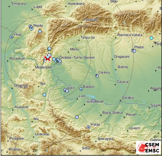 Treslo je par sekundi: Potres od 4,2 Richtera pogodio Srbiju