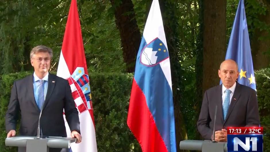 Plenković s Janšom: Važno je da epidemiološke mjere budu usklađene