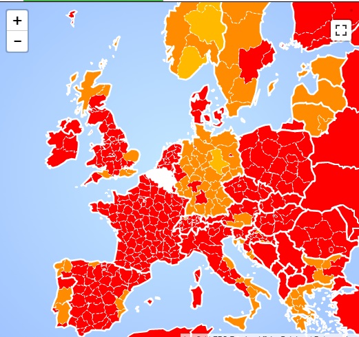 Istra više nije u zelenom: Belgija izmijenila korona kartu, evo što to znači