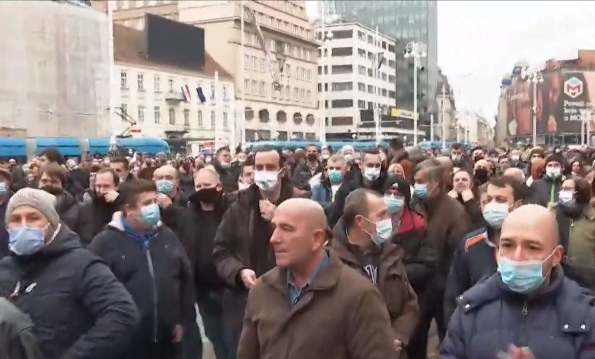 VIDEO Veliki prosvjed u Zagrebu: Dajte nam da radimo! Ćoriću odlazi; Poduzetnici poslali pojedinačne poruke