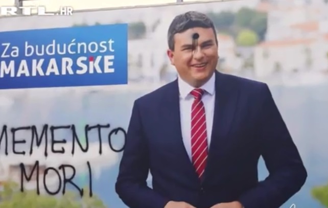 Gradonačelnik o plakatu na kojem mu se prijeti smrću: Točka nasred čela jasno govori o čemu se radi