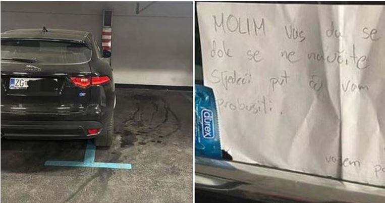 Jaguarom zauzeo dva mjesta u garaži pa dobio poseban “poklon” i poruku