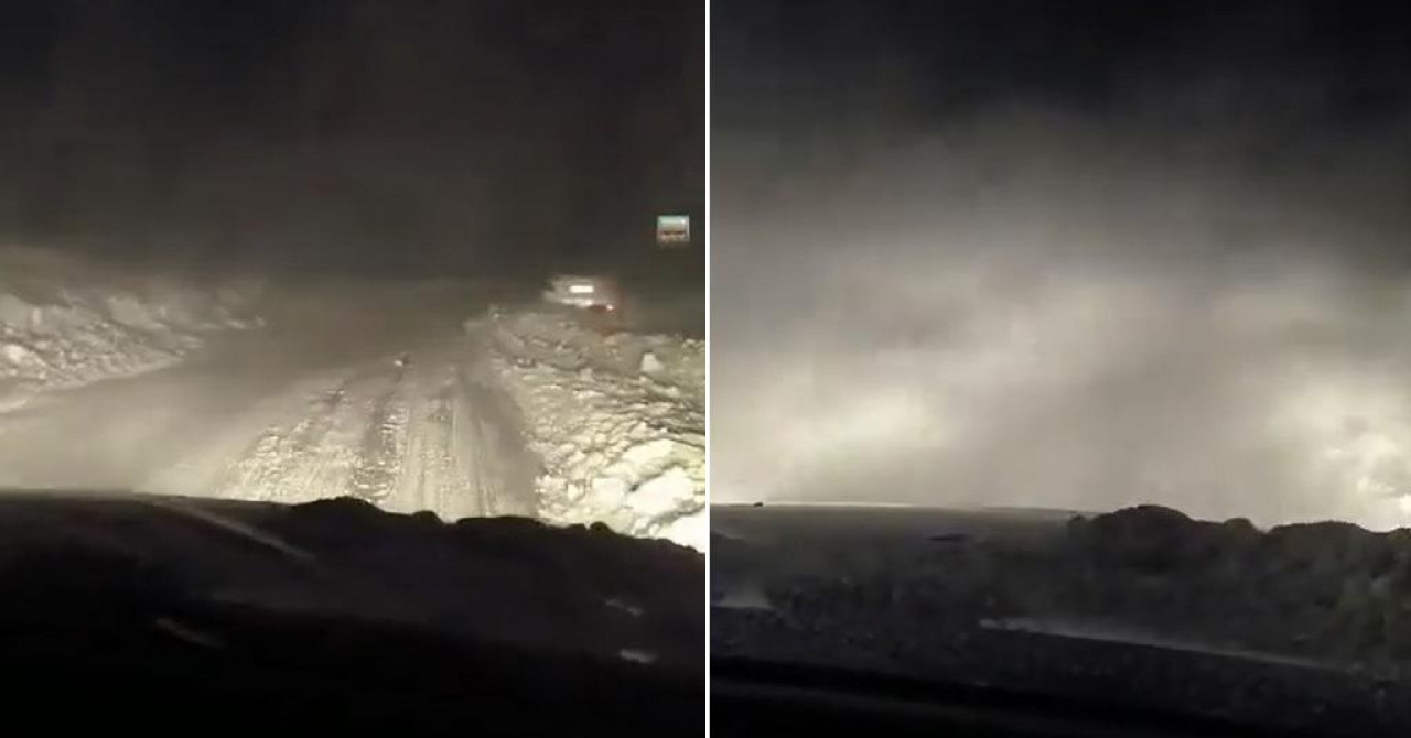 Ovako je izgledala vožnja čovjeka koji se sinoć uspio probiti do Dalmacije, snimka je zastrašujuća