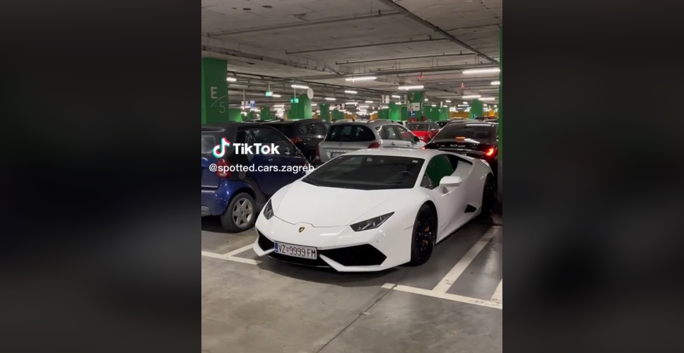 VIDEO Sin HDZ-ovca, koji je upleten u aferu s covid testovima, vozi Lamborghini Huracan od 350.000 eura!