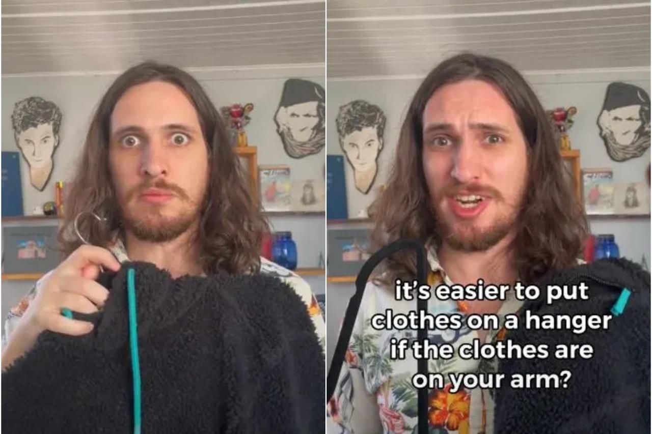 Bez puno muke: Ovo je ispravan način stavljanja odjeće na vješalice