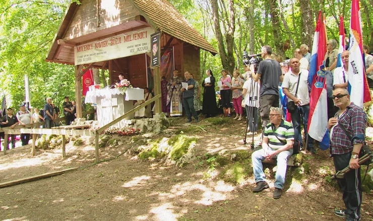 Pokraj jame Jazovke odana počast žrtvama
