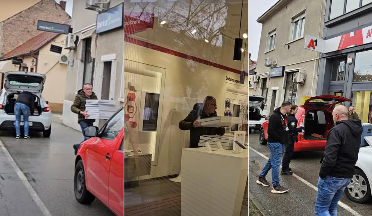 VIDEO Poznati slavonskobrodski poduzetnik razbacao kutije pizza po poslovnici telekoma: ‘Sve mi je stalo zbog njih!‘