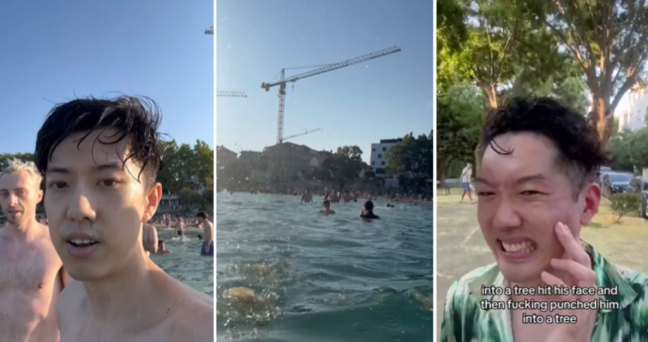 Napad na muški par na Bačvicama: Djeca bacala pijesak, žena pljuvala, a muškarac ih tukao i glavom im udarao o stablo
