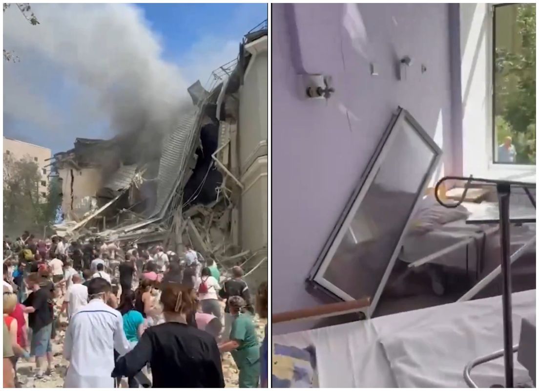 VIDEO Zelenskij objavio snimku iz razorene dječje bolnice: Važno je da svijet vidi što Rusija radi i što ona jest