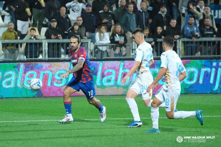 VIDEO Rijeka i Hajduk na Rujevici odigrali čistu nulu, na koju su očito i igrali