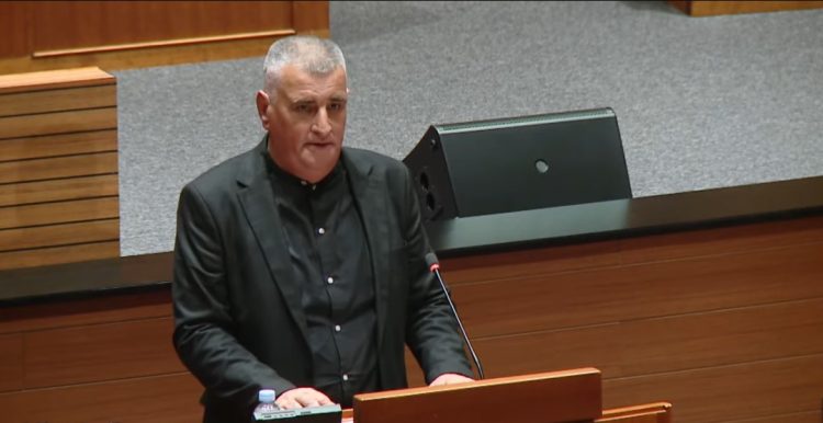Miro Bulj sa saborske govornice objavio kandidaturu za Pantovčak i najavio niz referenduma