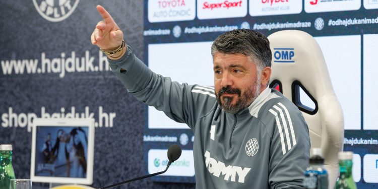 Gattuso uoči derbija na Poljudu: Treba nam hladna glava i hrabro srce