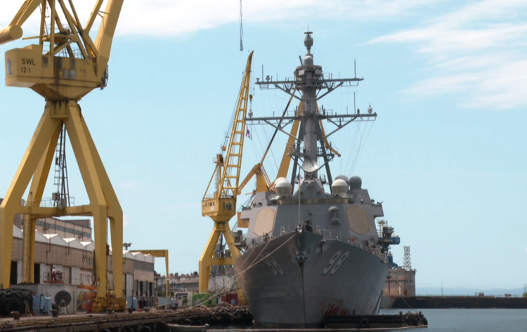 USS Forrest Sherman uplovio u Viktor Lenac: Američki razarač na remontu u Hrvatskoj; Prilika za nove poslove sa SAD-om