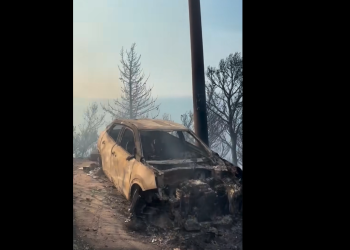 VIDEO Podmetnuti požari na Makarskoj rivijeri: Izgorila poznata uljara; U akciji evakuacije ljudi i Hrvatska vojska s gliserima