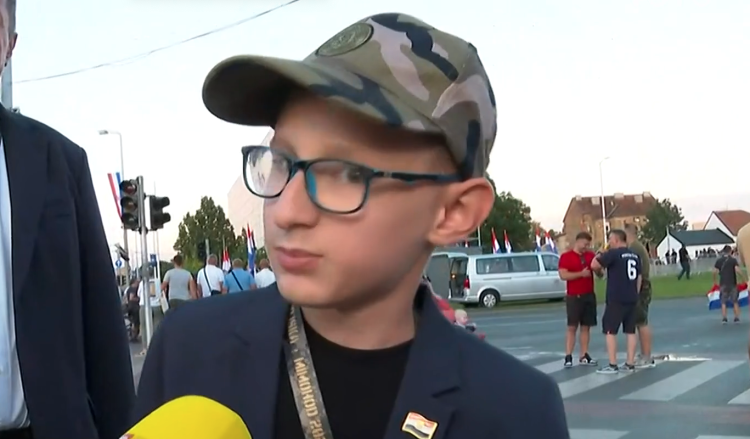 Dječak Matej o mimohodu: Reći ću ministru Anušiću da je to odlično organizirao. Predobro je organizirao…