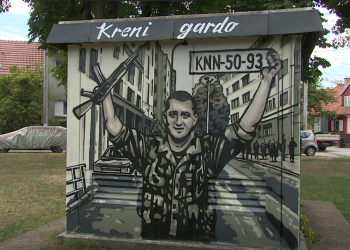Mural slavnog pripadnika Pauka na zagrebačkim Ravnicama: Simbol pobjede iz Knina oživio u čast Oluje