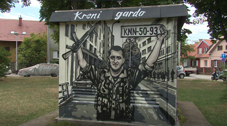 Mural slavnog pripadnika Pauka na zagrebačkim Ravnicama: Simbol pobjede iz Knina oživio u čast Oluje