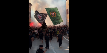VIDEO HOS podržava Torcidu nakon javnih kritika zbog mimohoda u Kninu