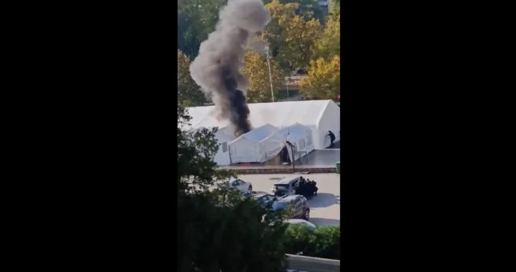 VIDEO Drama u Srbiji: Stari udbaš pucao po Ćacilandu i zapalio ga. Za Vučića je to terorizam i krivi su blokaderi