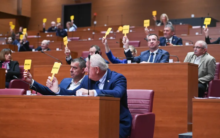 FOTO Anušić u Saboru o Temeljnom vojnom osposobljavanju: Svjedočimo porastu raznih vrsta ugroza