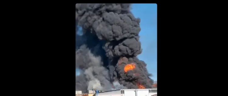 VIDEO Veliki požar u Svetoj Nedelji: Planulo skladište guma za automobile. Dim se vidi i iz Zagreba…..