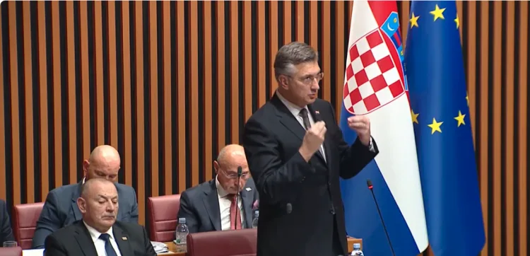 VIDEO Plenković nema saznanja da su strane tajne službe u destabilizaciji Hrvatske: To radi dio oporbe ili interesne skupine
