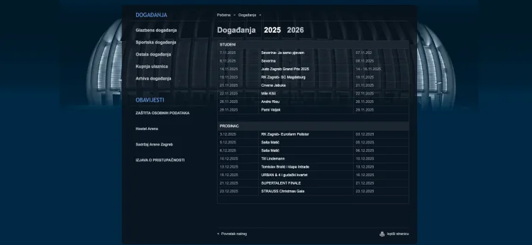 Na rasporedu Arene Zagreb nema nijednog koncerta Thompsona. Njegov menadžment se obraća javnosti