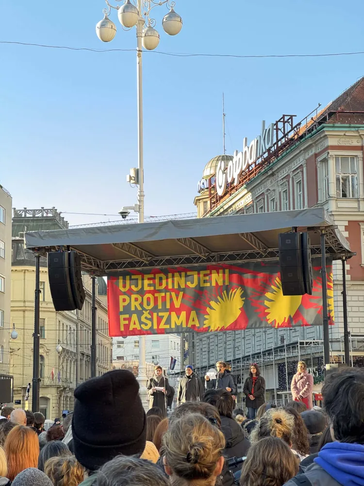 FOTO Zagreb: Prosvjed protiv fašizma. Nećemo šutjeti – marširamo protiv mržnje i nasilja