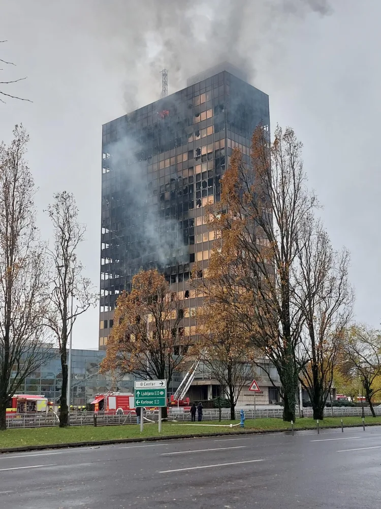 VIDEO Zašto je izgorio neboder Vjesnika? Plenković: Važno je da nije bilo žrtava; Nema onečišćenja zraka