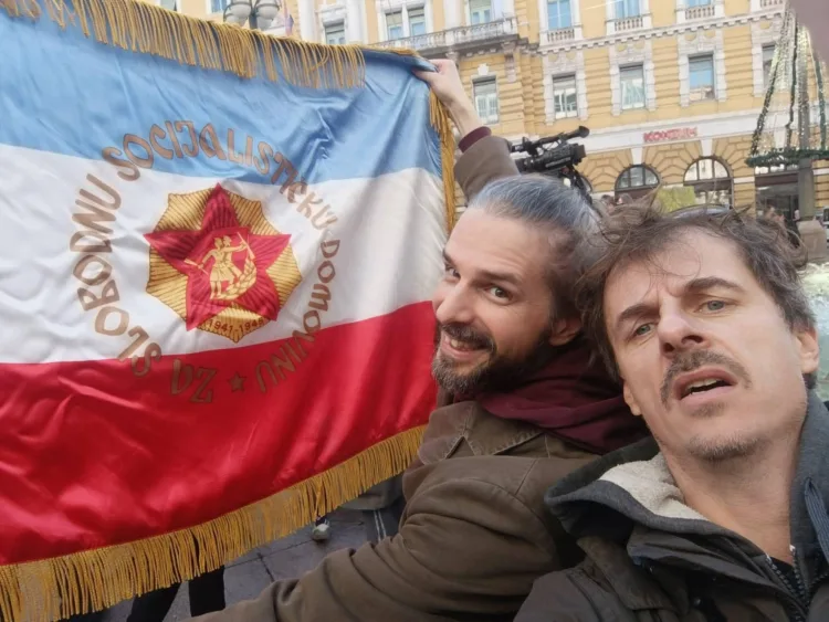 FOTO Katarina Peović uz druga Boška koji je dobio prijavu od policije: Zbog crvene zvijezde! Sve je poludilo!
