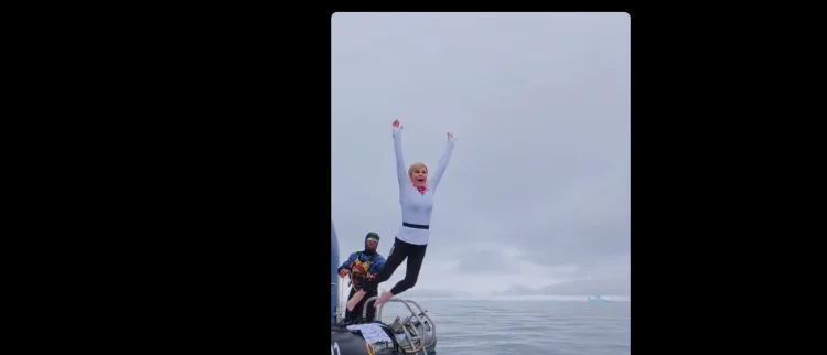 VIDEO I Kolinda je skočila u hladni ocean na Antarktici: Kao reset na tvorničke postavke