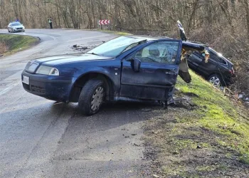 FOTO Strašna nesreća u Slavoniji: Srbijanac je prešao na drugu stranu. Škoda mu se prepilila…