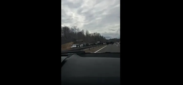 VIDEO Kaos na autocesti: Policija je spriječila veliki sukob navijača