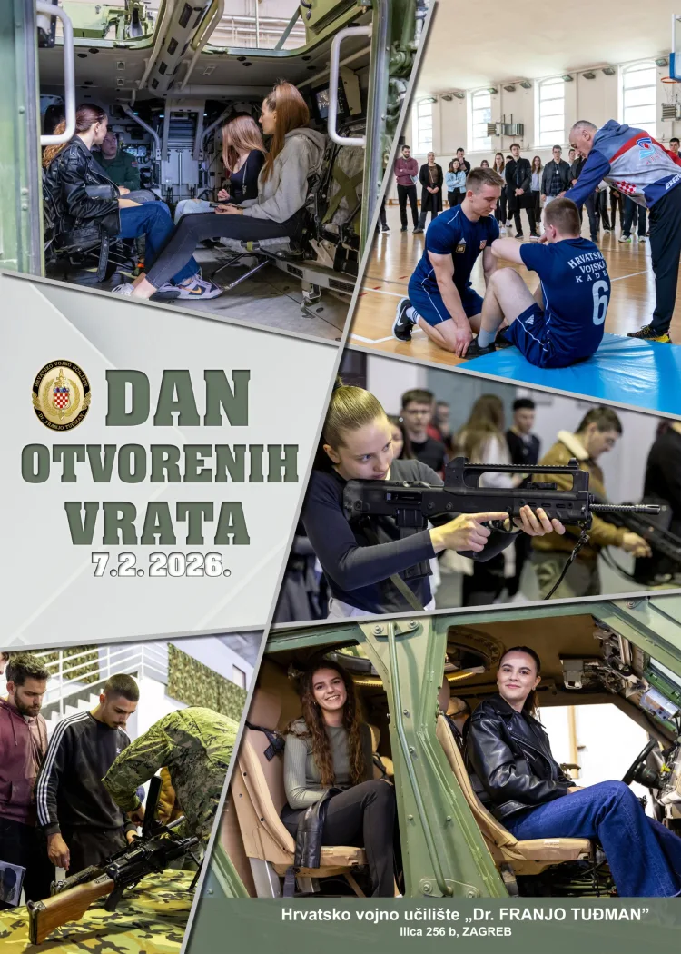 Dan otvorenih vrata Hrvatskog vojnog učilišta Dr. Franjo Tuđman u Zagrebu i Splitu