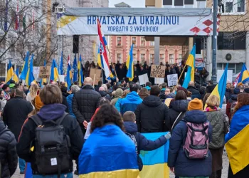 Skup podrške Ukrajini u Zagrebu: Brane i Europu i njezine vrijednosti