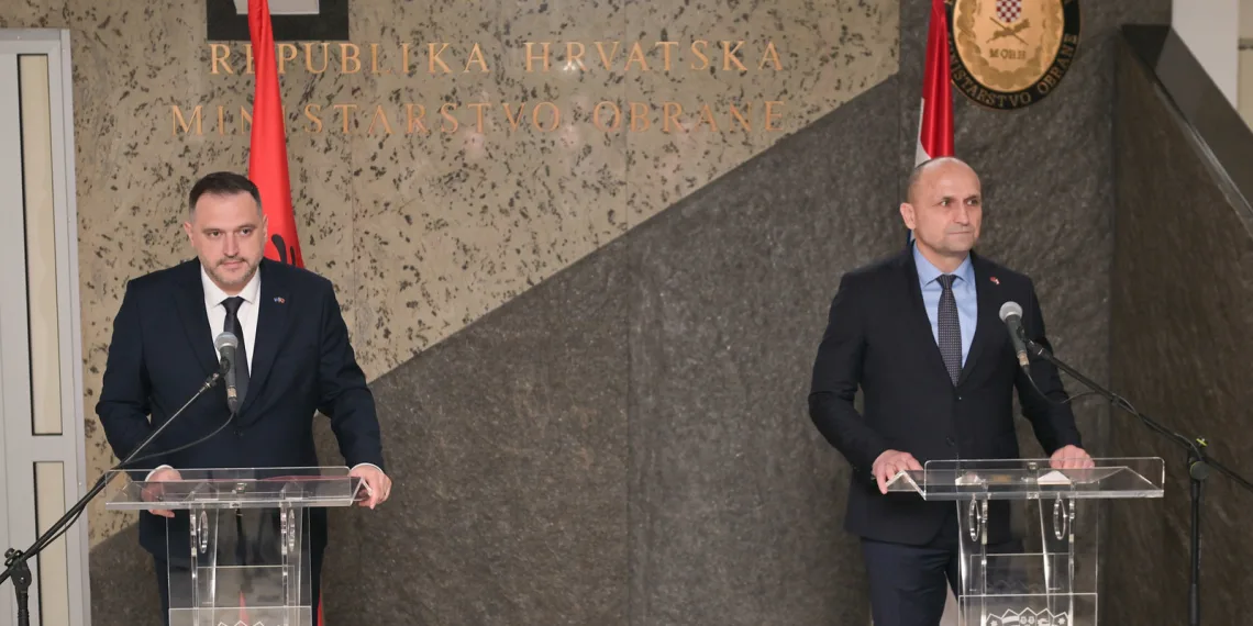 Anušić s albanskim kolegom: Ne zabrinjava nas naoružavanje Srbije. Jačamo obrambenu suradnju i stabilnost regije