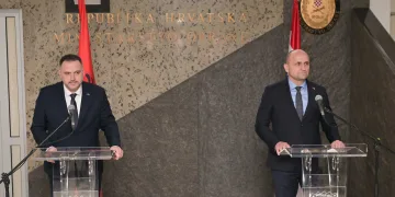 Anušić s albanskim kolegom: Ne zabrinjava nas naoružavanje Srbije. Jačamo obrambenu suradnju i stabilnost regije