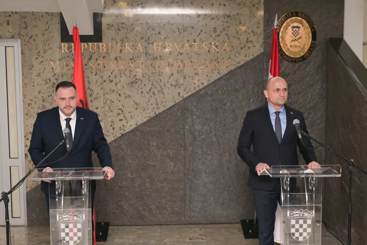 Anušić s albanskim kolegom: Ne zabrinjava nas naoružavanje Srbije. Jačamo obrambenu suradnju i stabilnost regije