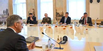 Milanović i Plenković zajedno u Banskim dvorima: Raspravljali o ratu kao i energiji te jačanju vojske