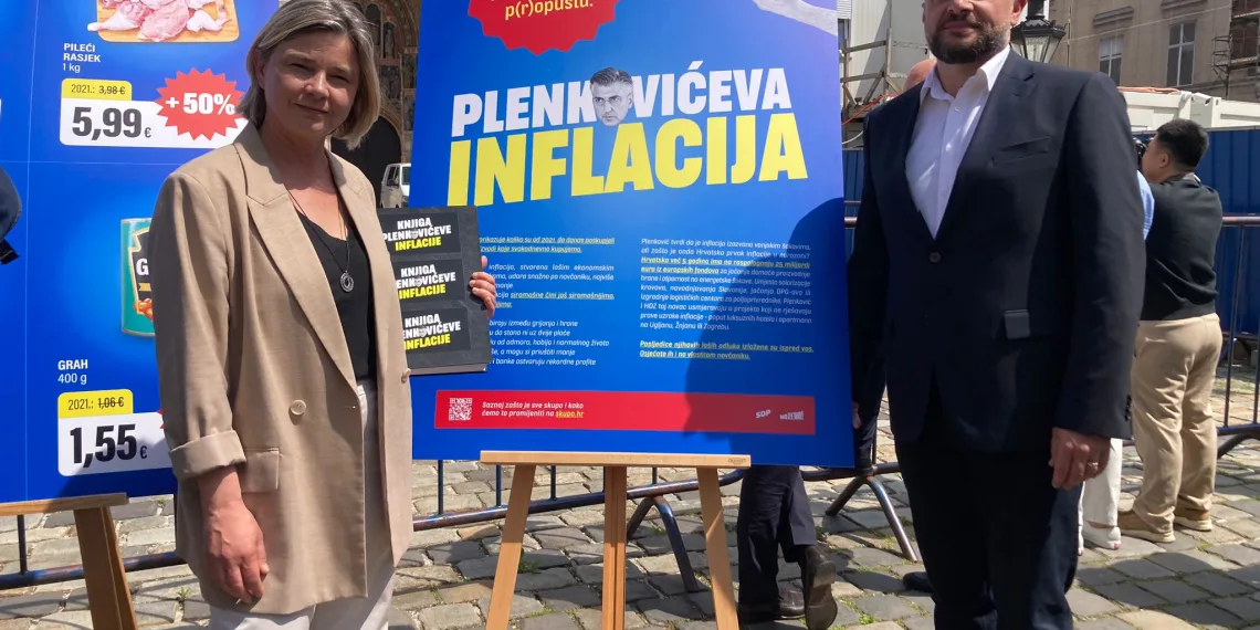 Benčić-Dončić koalicija zadaje udarac: SDP i Možemo kreću u zajedničku kampanju protiv Plenkovićeve inflacije